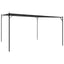 pavillon 4x4 m 180 g/m² stof og stål antracitgrå