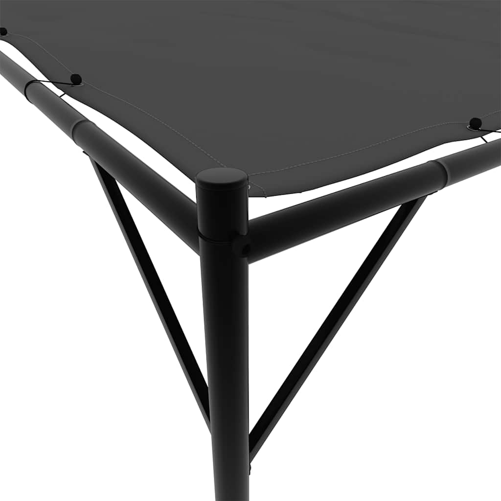 pavillon 4x4 m 180 g/m² stof og stål antracitgrå