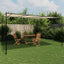 pavillon 4x4 m 180 g/m² stof og stål beige