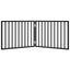 hundegitter foldbart 2 paneler sort 160 cm poppeltræ