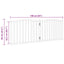 hundelåge 2 paneler 160 cm foldbar poppeltræ brun egetræ