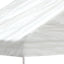 pavillon med tag 4,08x2,23x3,22 m polyethylen hvid