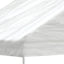 pavillon med tag 5,88x2,23x3,75 m polyethylen hvid