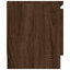 tv-bord med låge 102x30x36 cm brun egetræsfarve