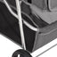 foldbar hundeklapvogn 80x46x98 cm oxfordstof grå
