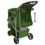 foldbar hundeklapvogn 80x46x98 cm oxfordstof grøn