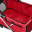 foldbar hundeklapvogn 76x50x100 cm oxfordstof rød
