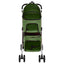 dobbelt hundeklapvogn foldbar 83x48x97 cm oxfordstof grøn
