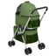 dobbelt hundeklapvogn foldbar 83x48x97 cm oxfordstof grøn