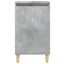 sengebord 40x35x70 cm konstrueret træ betongrå