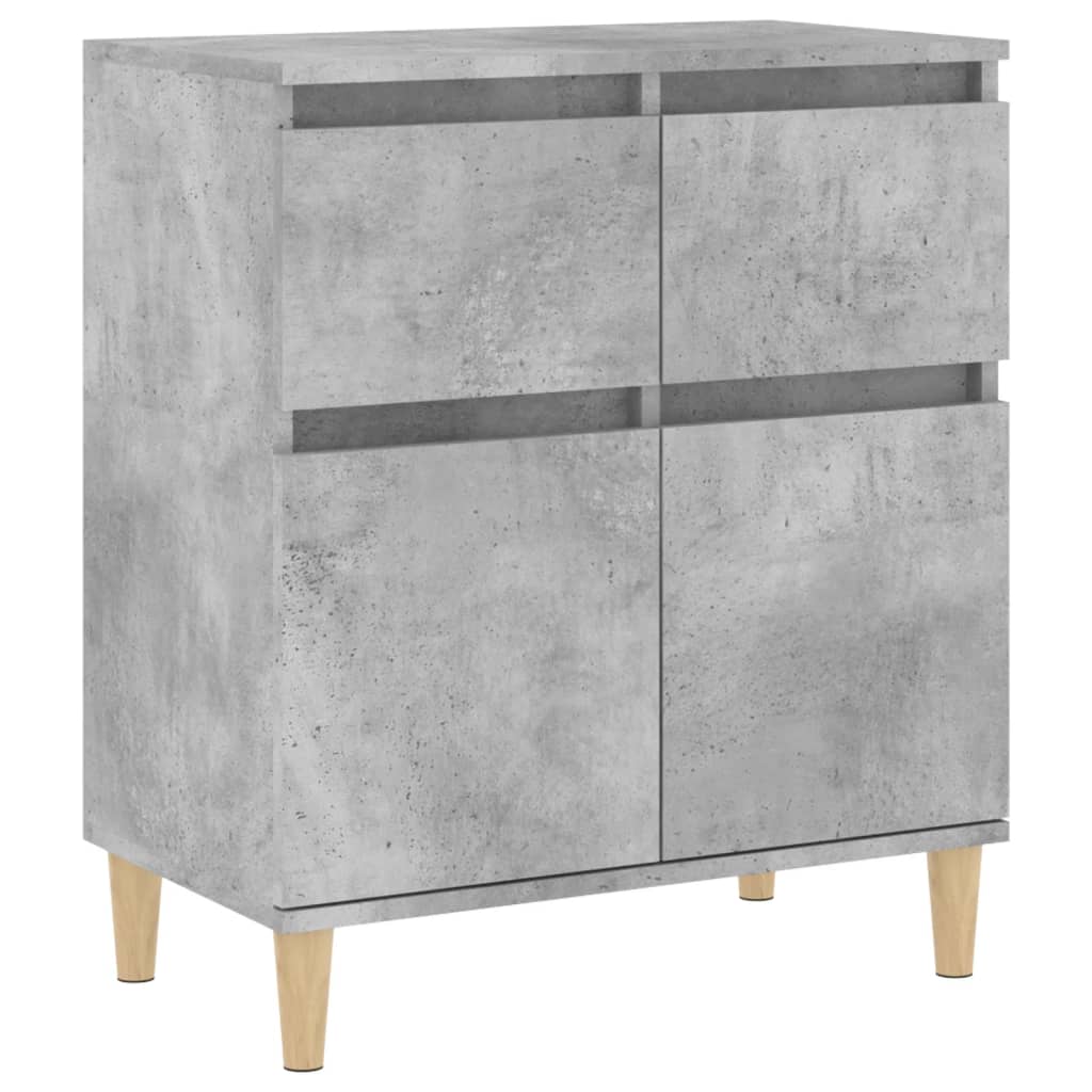 skænk 60x35x70 cm konstrueret træ betongrå