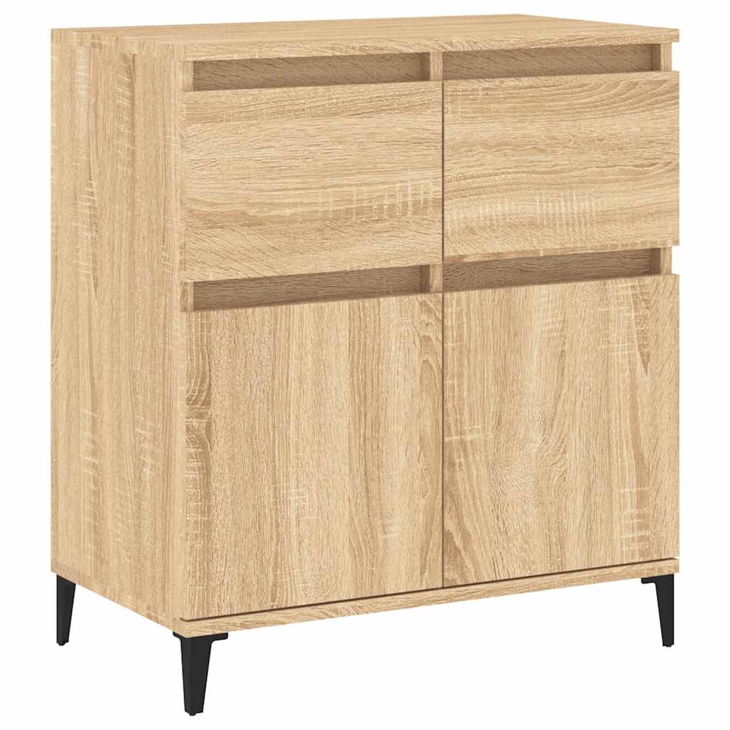 skænk 60x35x70 cm konstrueret træ sonoma-eg