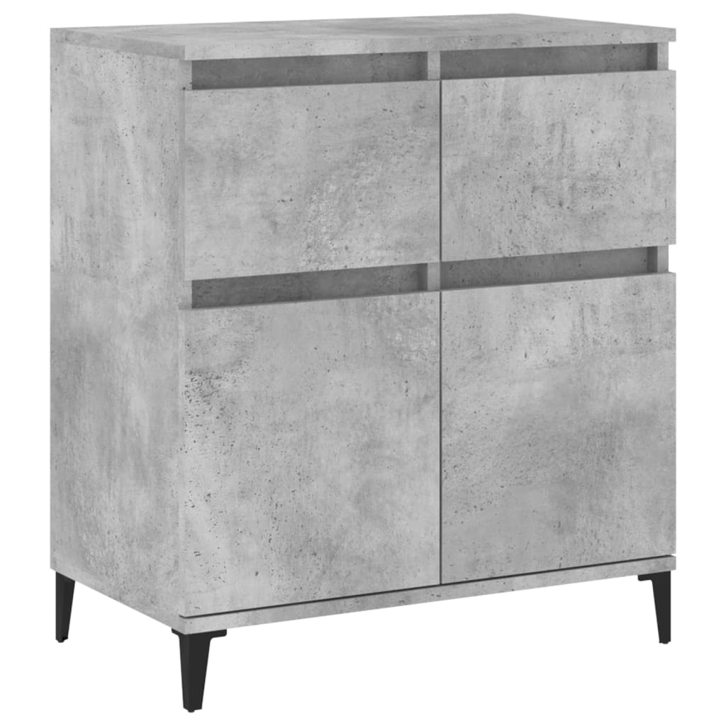 skænk 60x35x70 cm konstrueret træ betongrå