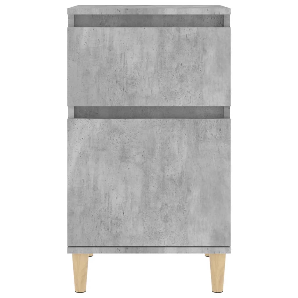 sengeborde 2 stk. 40x35x70 cm betongrå