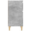 sengeborde 2 stk. 40x35x70 cm betongrå