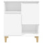 skænk 60x35x70 cm konstrueret træ hvid