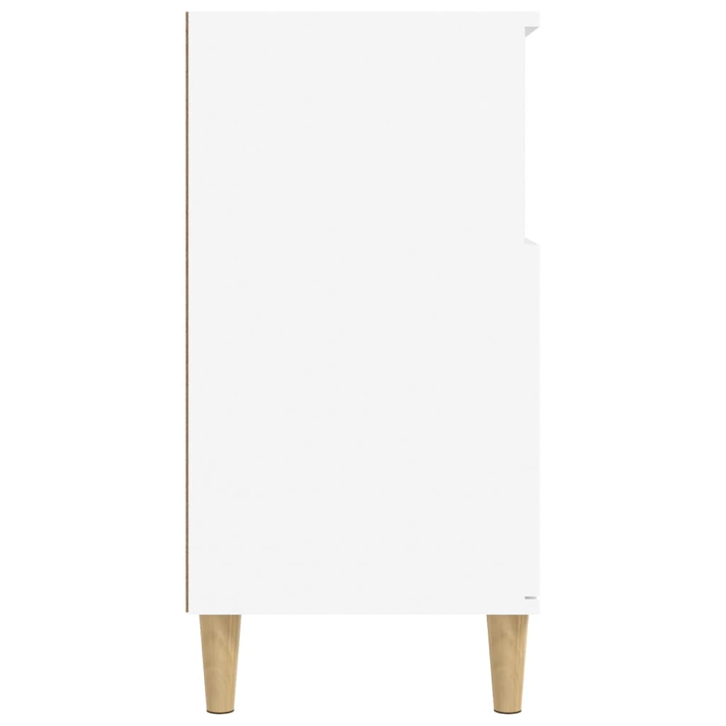 skænk 60x35x70 cm konstrueret træ hvid