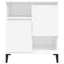skænk 60x35x70 cm konstrueret træ hvid