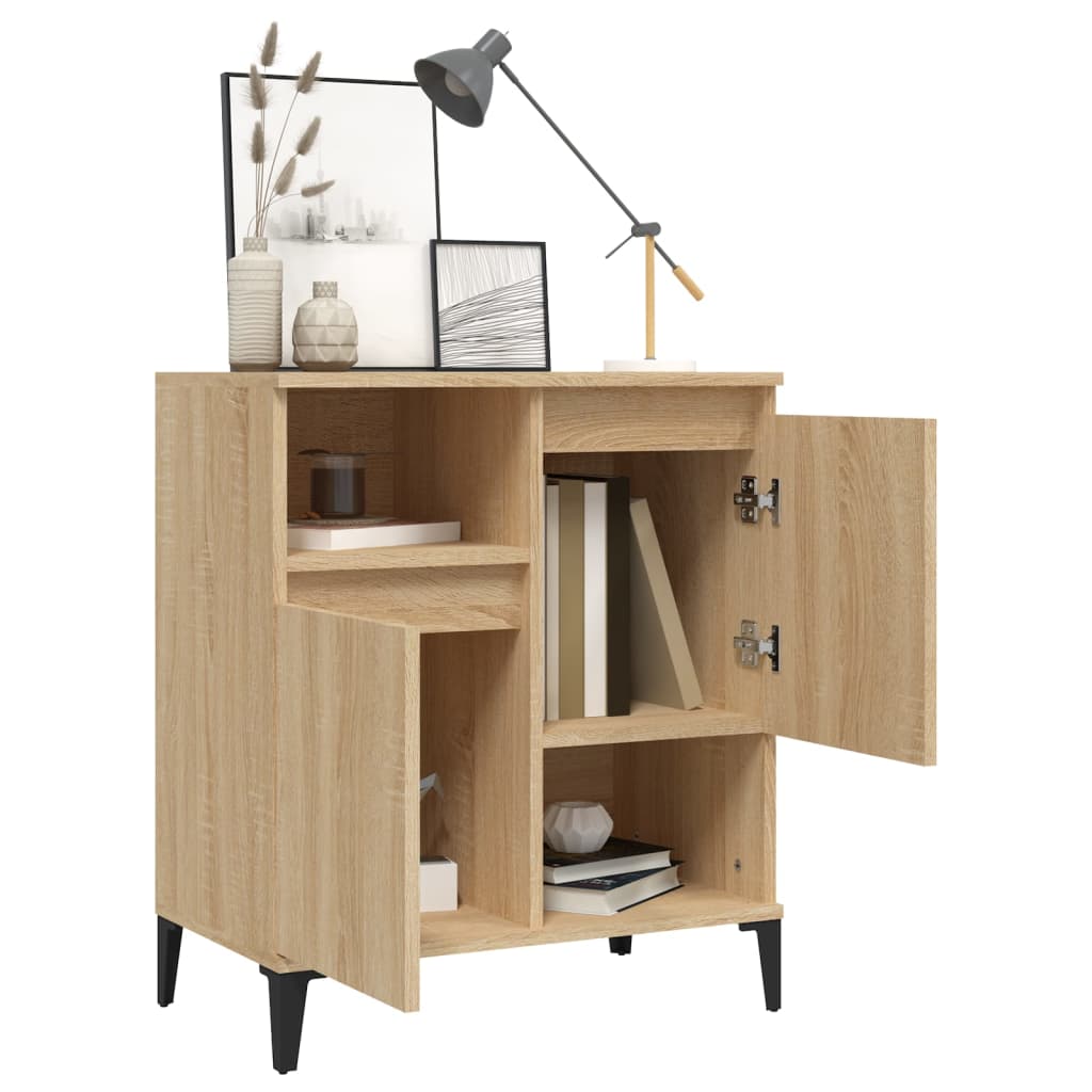 skænk 60x35x70 cm konstrueret træ sonoma-eg