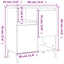 skænk 60x35x70 cm konstrueret træ sonoma-eg