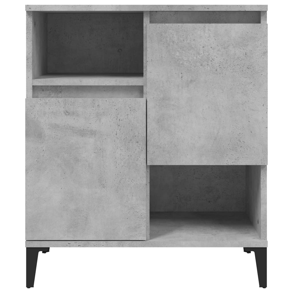 skænk 60x35x70 cm konstrueret træ betongrå