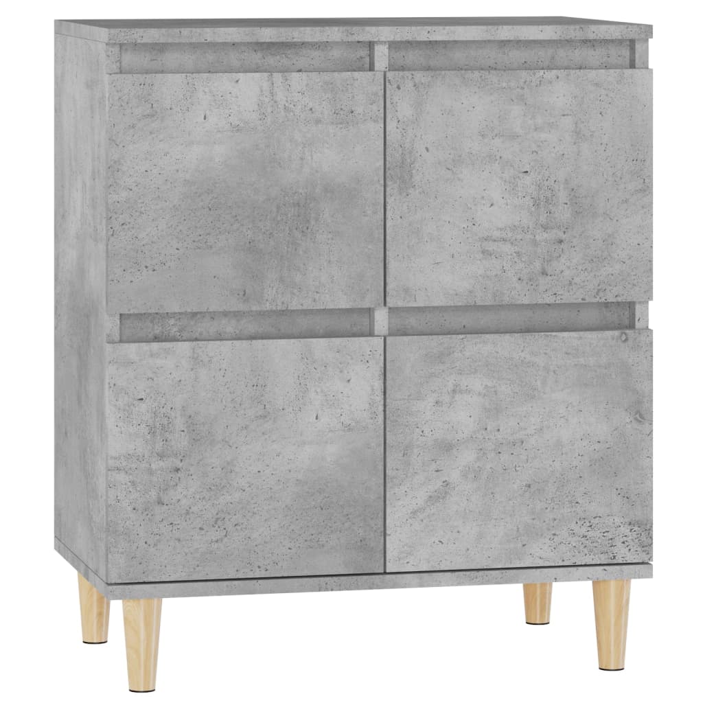 skænk 60x35x70 cm konstrueret træ betongrå