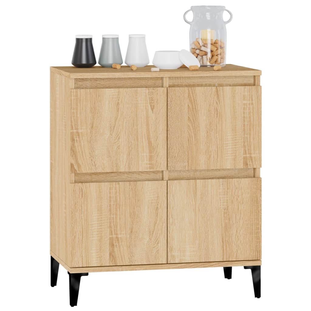 skænk 60x35x70 cm konstrueret træ sonoma-eg