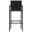 barstole 2 stk. polyrattan sort