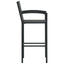 barstole 2 stk. polyrattan sort