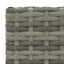 barstole 2 stk. polyrattan grå