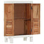 skab 55x30x90 cm massivt akacietræ hvid