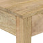 konsolbord 110x30x75 cm massivt mangotræ afbleget