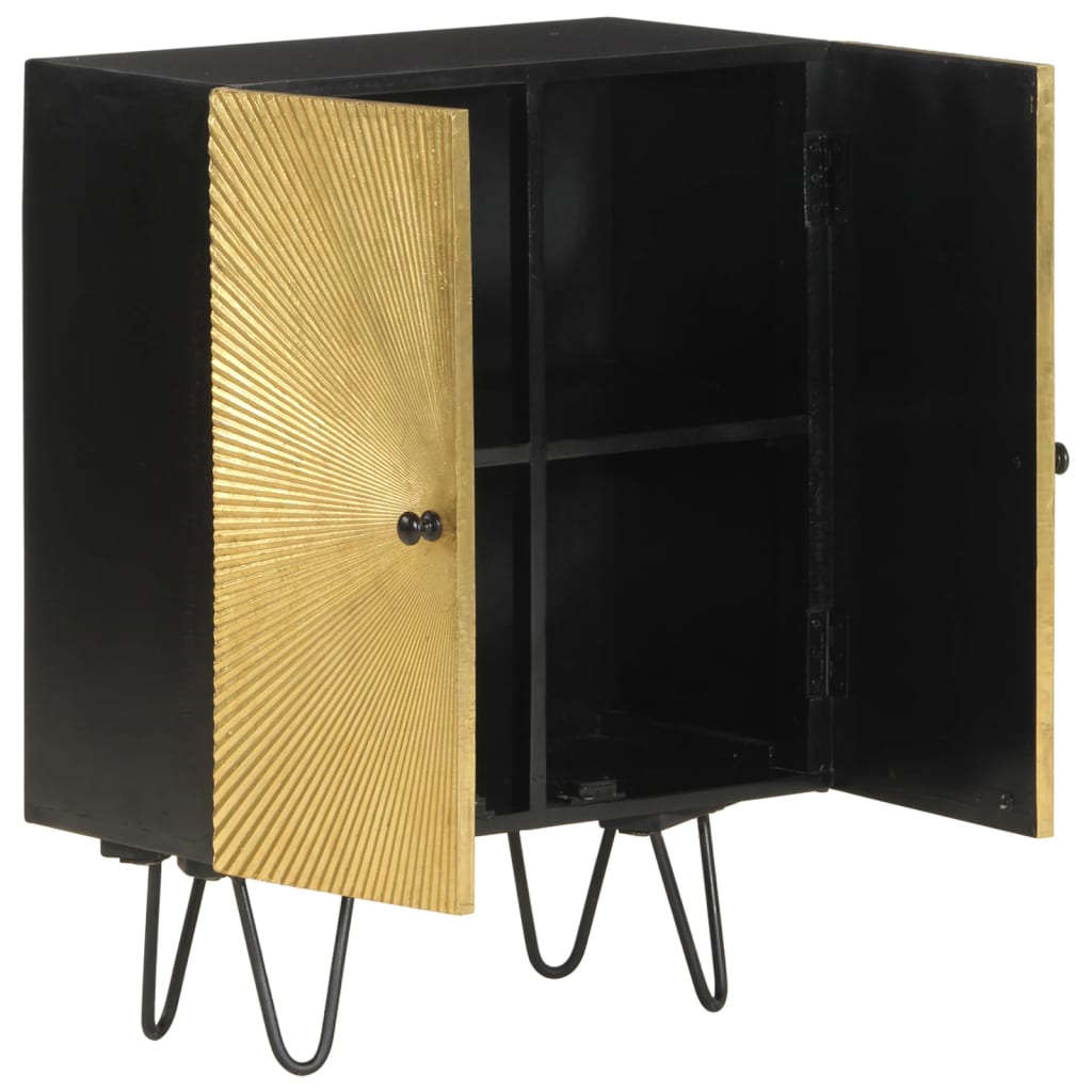 skab 55x30x75 cm massivt mangotræ