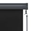 Rullegardin Antracit 180 x 250 cm Stof og Aluminium