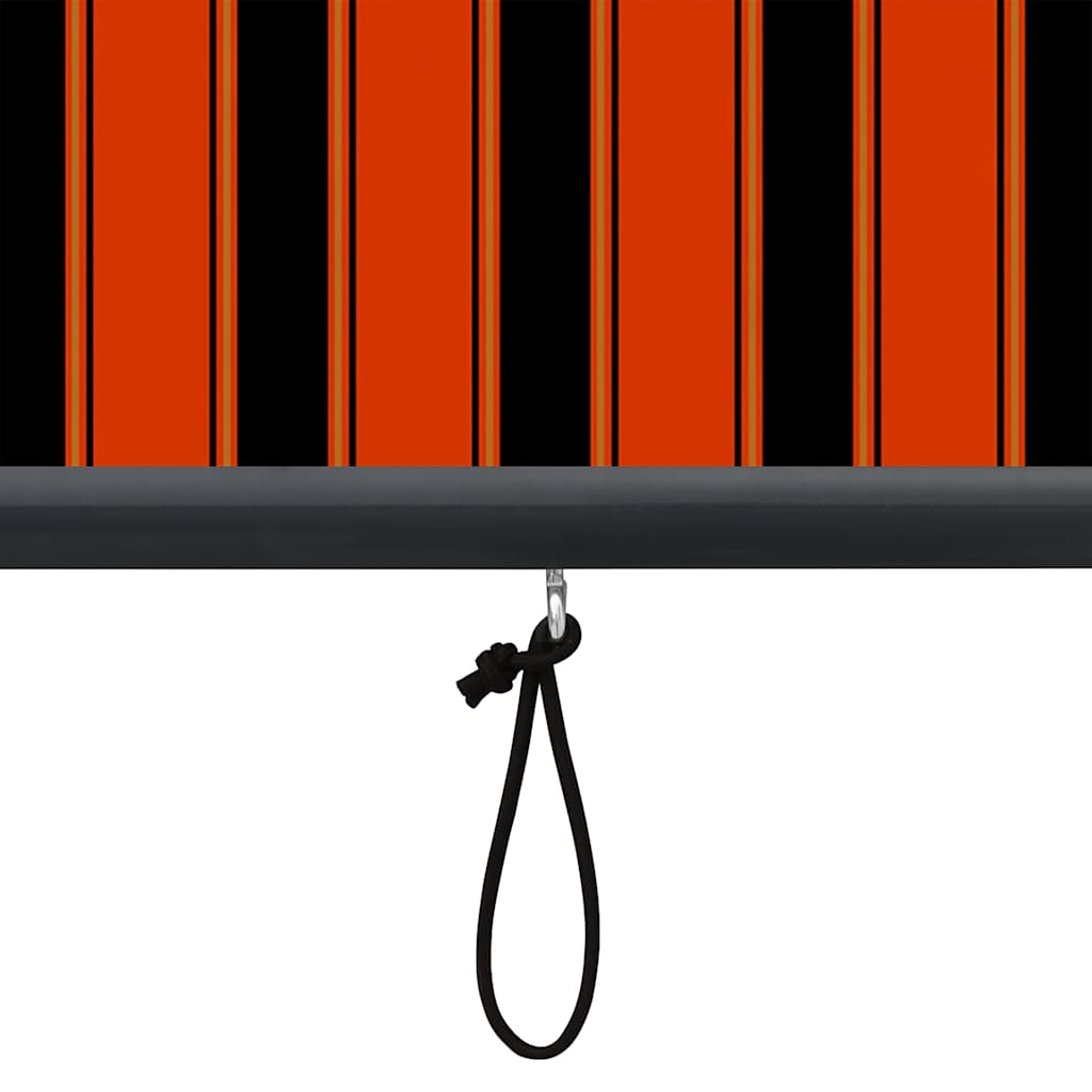 Rullegardin Orange og Brun 180 x 250 cm Stof og Aluminium