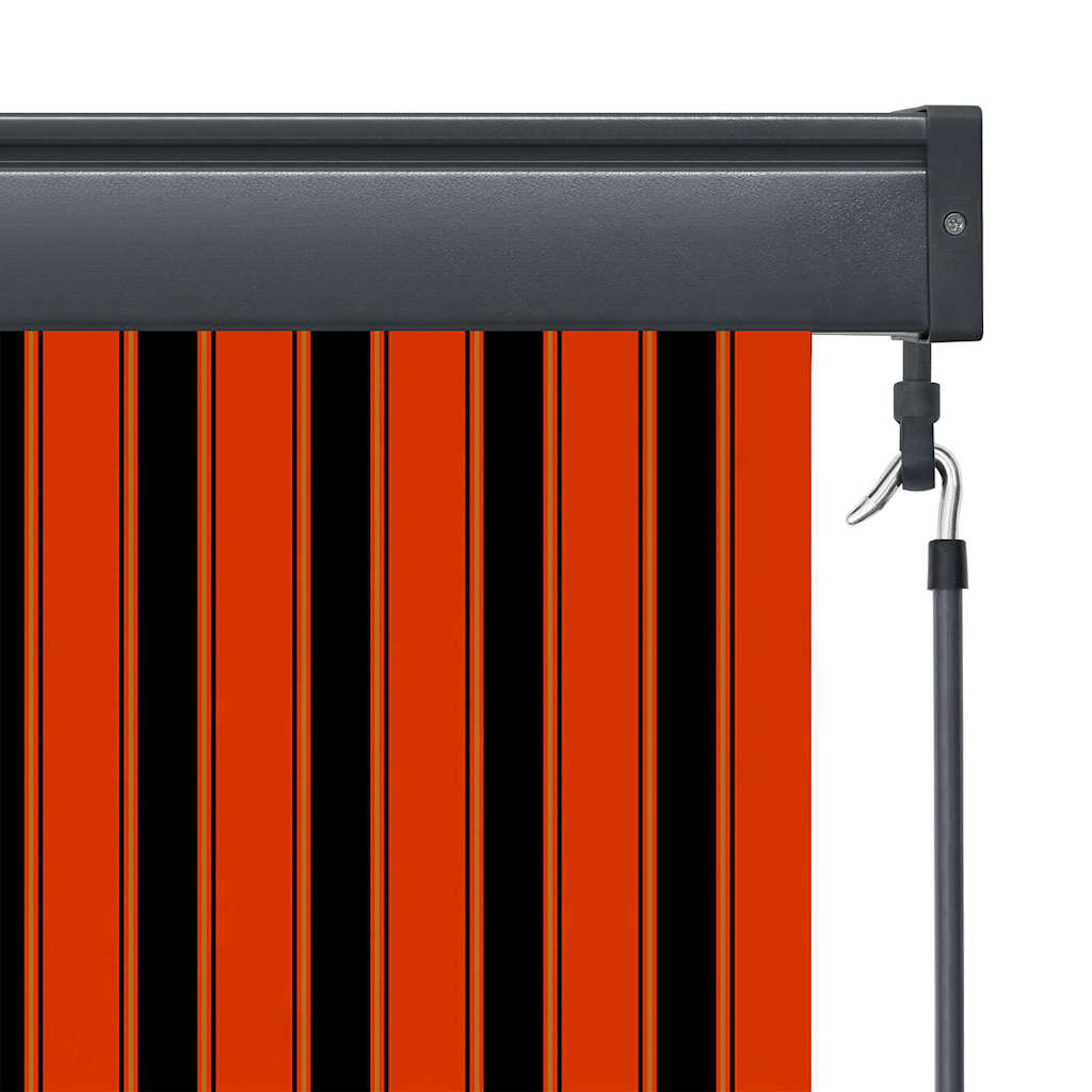 Rullegardin Orange og Brun 180 x 250 cm Stof og Aluminium