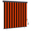 Rullegardin Orange og Brun 180 x 250 cm Stof og Aluminium