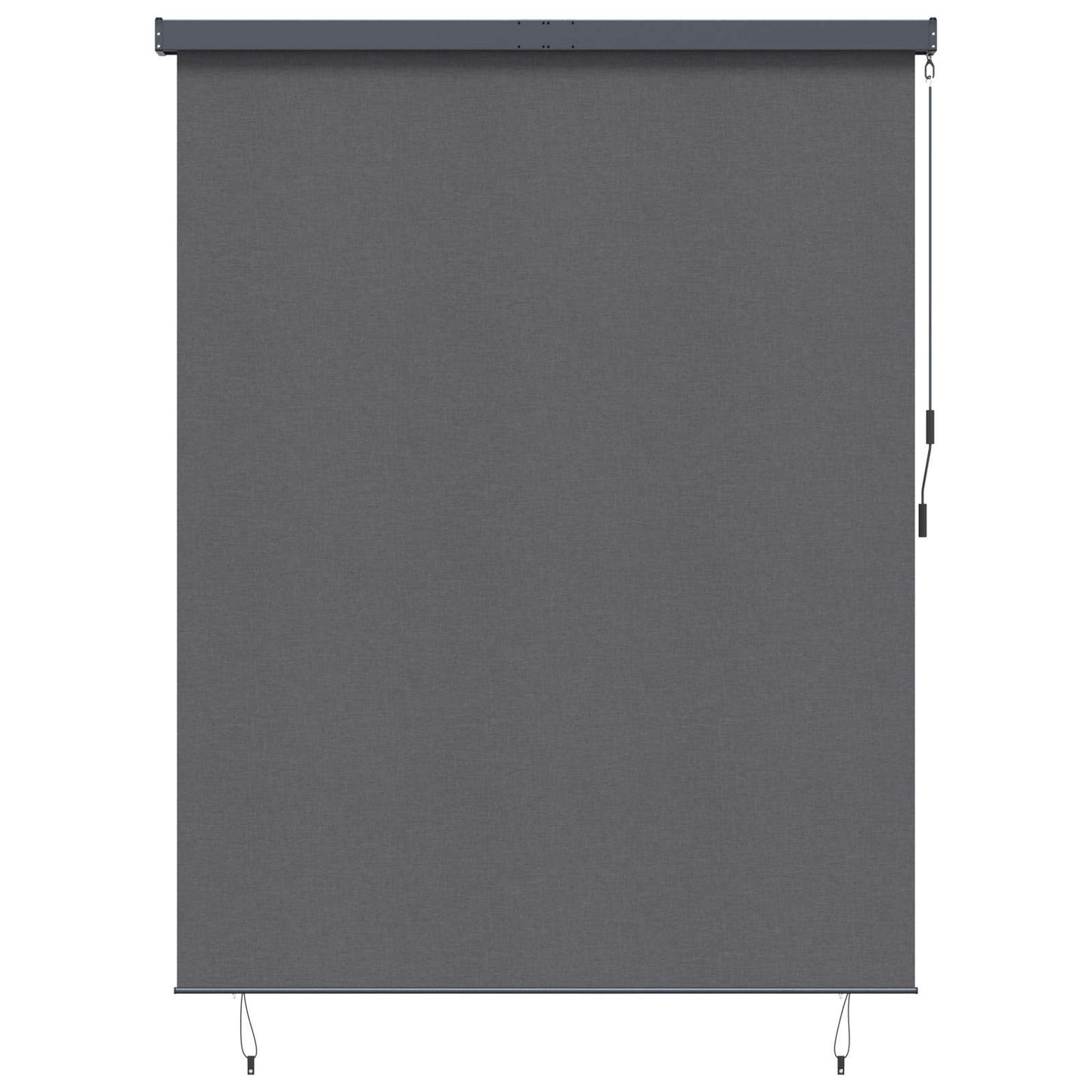 Rullegardin Antracit 220 x 250 cm Stof og Aluminium