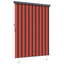 Rullegardin Orange og Brun 200 x 250 cm Stof og Aluminium