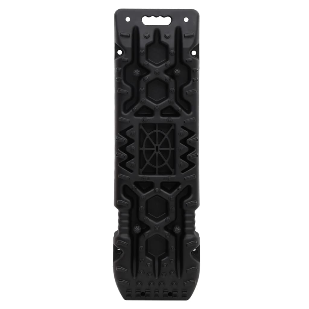 frikørselsplader 2 stk. 107x31x7 cm nylon sort