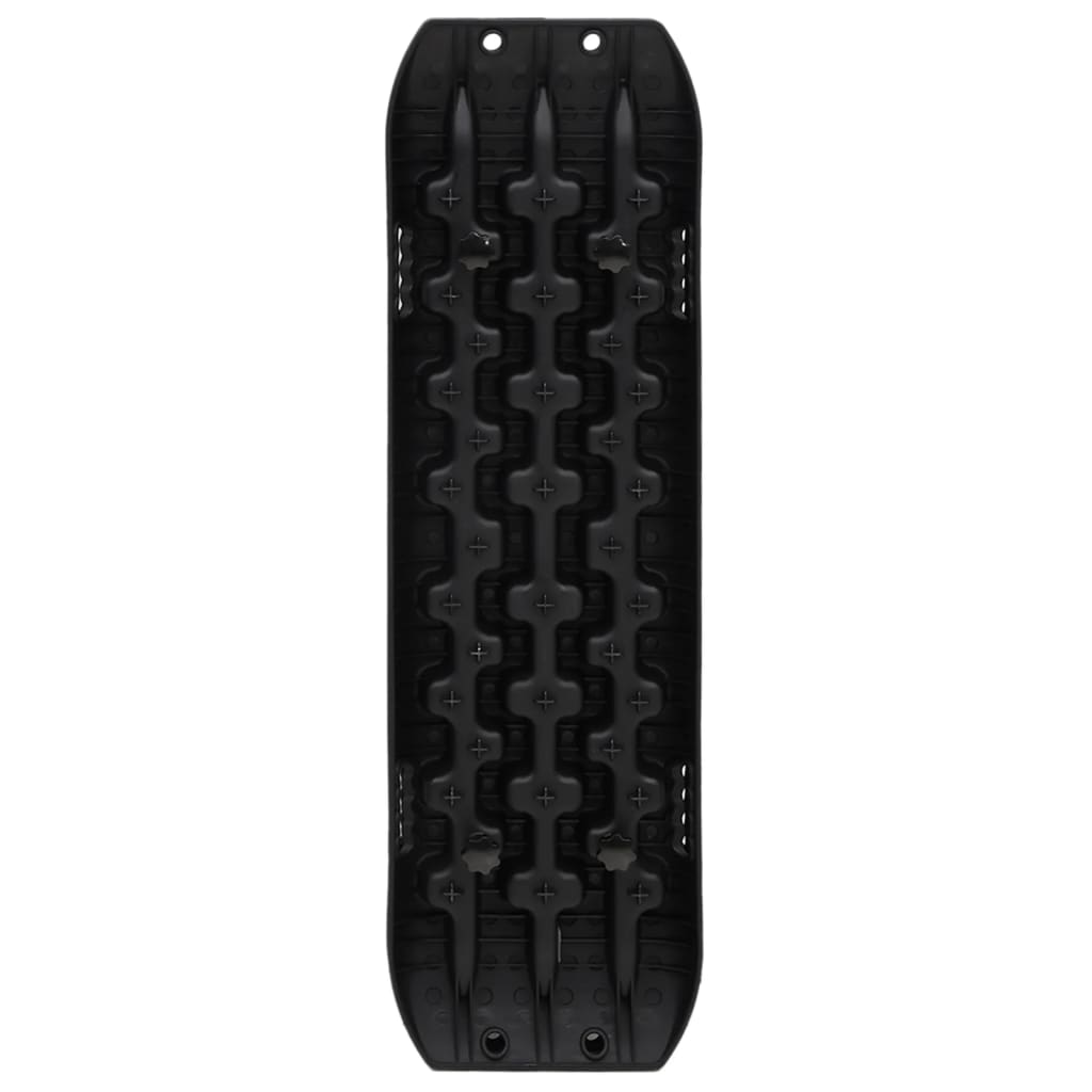 frikørselsplader 2 stk. 106x30,5x7 cm nylon sort