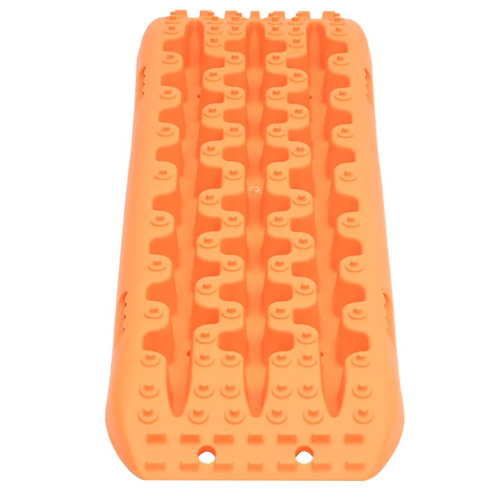 frikørselsplader 2 stk. 106x30,5x7 cm nylon orange