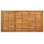 havebord med U-formede ben 160x80x75 cm massivt akacietræ
