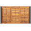 havebord med U-formede ben 140x80x75 cm massivt akacietræ