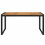havebord med U-formede ben 160x80x75 cm massivt akacietræ