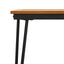 havebord med hairpin-bordben 140x80x75 cm massivt akacietræ