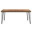 havebord med hairpin-bordben 180x90x75 cm massivt akacietræ