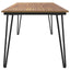 havebord med hairpin-bordben 180x90x75 cm massivt akacietræ