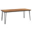 havebord med hairpin-bordben 200x90x75 cm massivt akacietræ