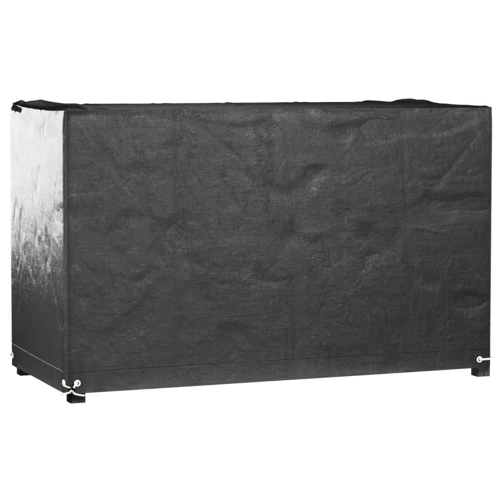 havemøbelovertræk 2 stk. 125x55x75 cm 8 øjer rektangulært